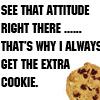 I get the extra cookie
