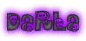 Darla with purple skulls