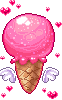 pink icecream