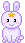 purple bunny rabbit