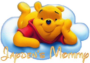 jaydens mommy, pooh on a cloud