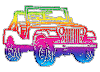 glitter jeep