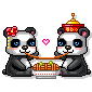 panda love