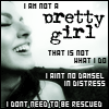 not a pretty girl