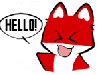 red fox sayin' hello