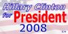 hillary clinton for president 2008