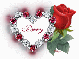 Perry - Diamond Heart Rose