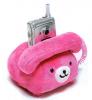 pink plushy cellphone sheath