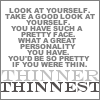 Thin thinner thinnest