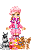 Girl With Dogs