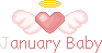 January Heart With Wings