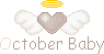 October Baby Heart With Wings