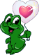 Frogy in love