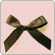 super duper kawaii brown ribbon with pink background