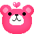 pinky bear