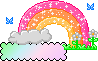 cute kawaii rainbow