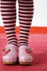Striped Pink & Brown Socks