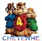 Cheyenne/Alvin & the Chpimunks with Transparent Background