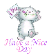 Animated Kitty - Have a Nice Day