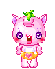 cute kawaii pink cat