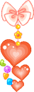 orange hearts