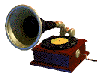 Old fashioned gramophone