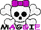 Maggie Purple Skull