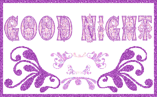 Good Night Purple & Pink Swirls