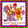 Pooh & Friends Happy Birthday- Vyolet