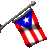 PUERTO RICAN MINI FLAG