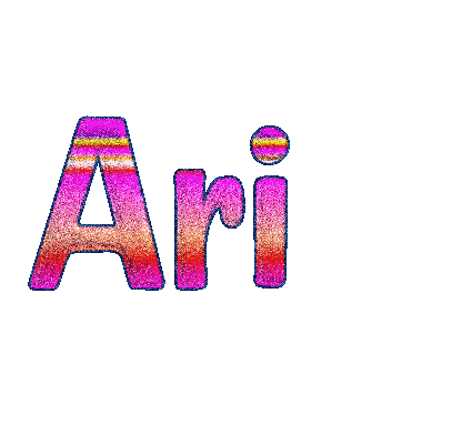 Pink with mixture of colors glitter-Ari