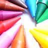 rainbow crayons