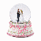 Wedding Snowglobe Bride & Groom (with snowfall effect)- Mandy
