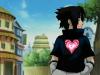 sasuke kiss and heart