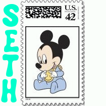 Baby Mickey Mouse Stamp- Seth