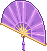 Purple Fan without design