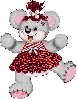 girly bear with dress