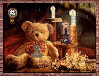teddy bear with candles