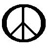 the peace sign