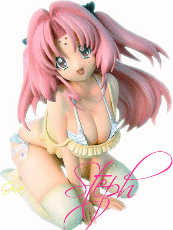 Sexy Pink Haired Girl Anime- Steph