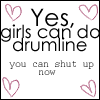 Girls do drumline