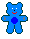 Blue Teddy Bear2