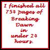 I finished Breaking Dawn