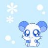 Snowflake Blue Panda Hamster