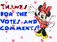 Minnie Mouse (with floating hearts)- Thanks for the votes & comments!