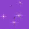 Shiny Purple Stars