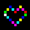 rainbow  heart