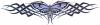 Blue tribal butterfly Tattoo Design