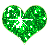 HEART GREEN LOVE