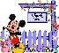Mickey Mouse Floral Garden - Thank You